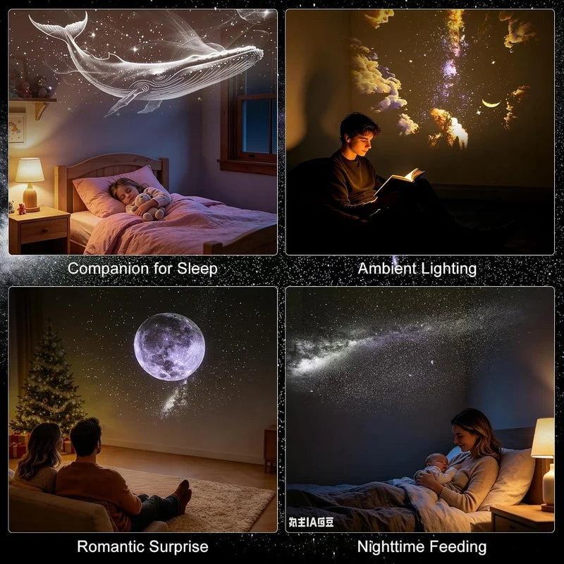 Portable Starry Sky Projection Lamp | مصباح عرض السماء المرصعة بالنجوم المحمول