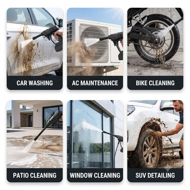 Portable High Pressure Cleaning Gun | مسدس تنظيف عالي الضغط متنقل