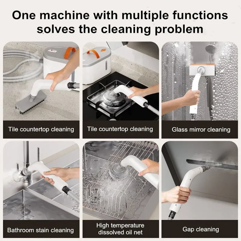 TINSOL New Handheld High Temperature Steam Cleaner Kitchen Hood Cleaner for Deep Cleaning and Sanitising Electric Steam Cleaner